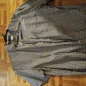 Men's Old Navy plaid short sleeve button-down shirt size extra large